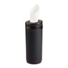 Car Tissue Tube Holder, PU Leather Cylinder Tissue Box, Diameter