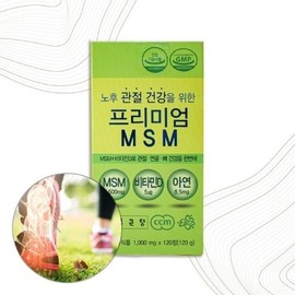 [굿소일] 프리미엄 MSM 1500 비타민D3 아연 120정 [Goodsoil] Premium MSM 1500 Vitamin D3 Zinc 120 Tablets