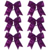 Cheer Bow Sequin 6 Inch 6 Pcs Bling Fling Cheerleader