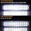 AT-HAIHAN Pack of 2 Aluminum Housing Clear Lens White LED