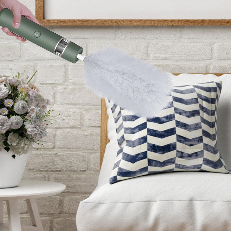 Electric Feather Duster | Adjustable Spin Feather Duster | Feather