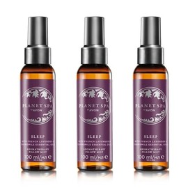 Avon Avon Planet Spa Sleep Pillow Mist Trio 100ml (Pack of 3) Relaxing Aroma, Infused With French Lavender, To Help With a Good Night's Sleep, Cruelty Free