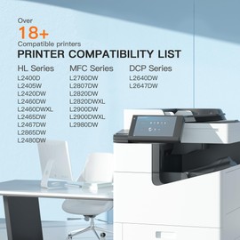 E-Z Ink E-Z Ink Compatible Drum Unit Replacement for Brother DR830 DR-830 TN830 TN-830 Drum Unit to use with HL-L2460DW DCP-L2640DW HL-L2480DW HL-L2400D HL-L2405W MFC-L2820DW Printer (Drum only)
