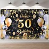 ANOMM 50 Anni Striscione di Compleanno, Compleanno Decorazioni-180 * 110
