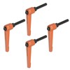 sourcing map 4pcs Adjustable Clamping Lever Handles M6 x 30mm