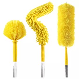 Newliton Kit De Plumero De 17 Pies De Alto Alcance Con Barra De Exten