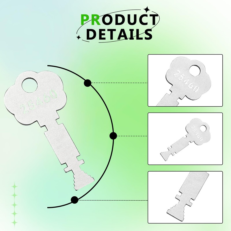 25460 Christmas Tree Key fits for Gamewell Fire Alarm Box,Fire