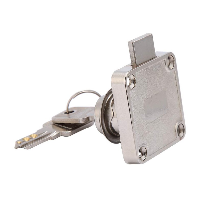 Lock Zinc Alloy Durable Furniture Drawer Locks Reusable Safe Display