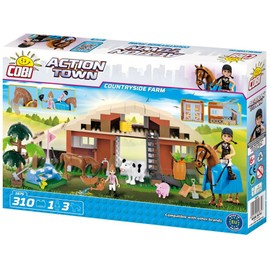 Cobi COB01875 Action Town - Countryside Farm (310 Pcs) Toy, Various