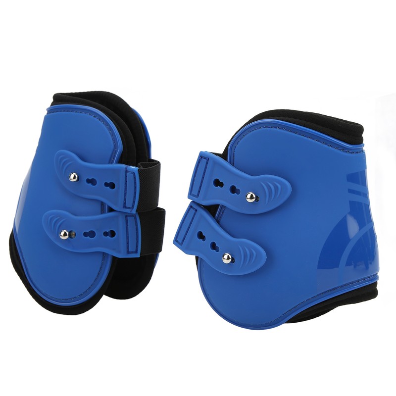 2Pcs PU Neoprene Leg Horse Boots Horse Leg Brace Guards
