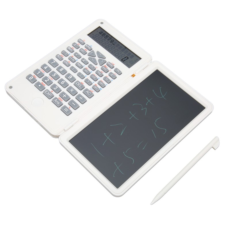 Calculator with Notepad Portable 10 Digits LCD Display Scientific Calculator