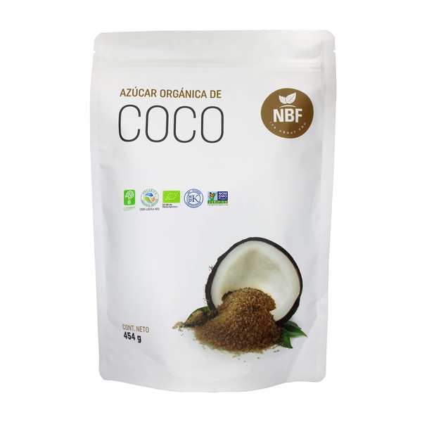 NBF Azucar de Coco Organica 454gr Sin Gluten