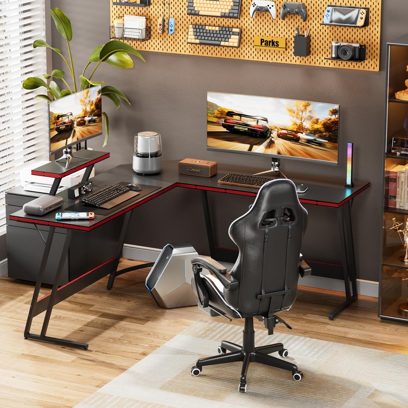 Homall L Shaped Gaming Desk Computer Corner Desk PC Gaming