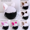 Cat Ears for Helmet Plush Ears Adhesive Helmet Accessory for
