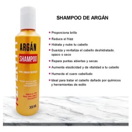Shampoo De Argan Hidratante Para Cabello Nefertiti 300ml