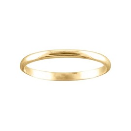 14k Gold Filled Toe Rings for Women Size 4 | Yellow gold toe ring | Plain High Polish Band