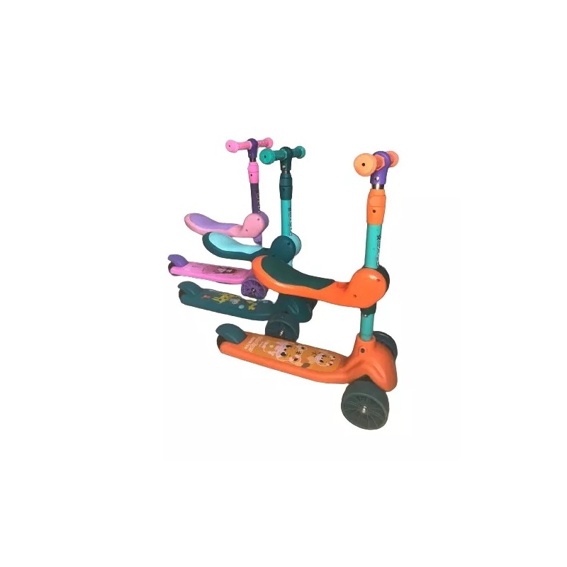 Alopor Monopatín Scooter Patin Del Diablo Para Niños 3 En