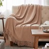 Bedsure Throw Blanket for Couch – Khaki Versatile Knit Woven