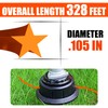 COSY GARDEN TOOLS String Trimmer Line, Commercial Grade Orange Pentagon