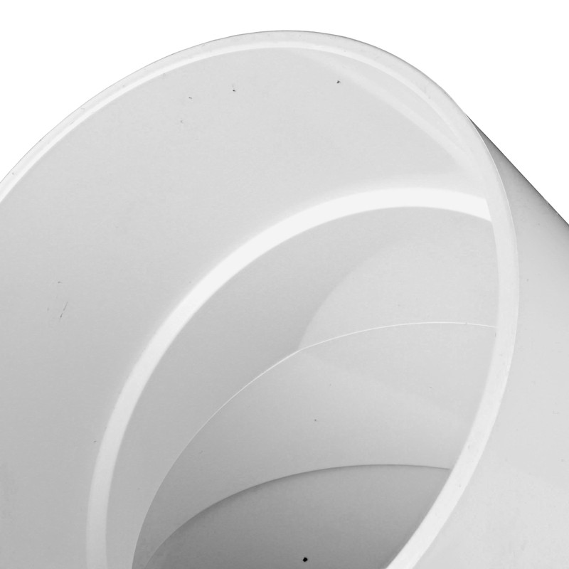 NDS 6P03 PVC 45-Degree Elbow, 6-Inch, for Hub X Hub