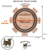 Mexican Train Dominoes Set Double 12 Color with Numbers and