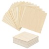 Pack of 20 Balsa Wooden Panels, 100 x 100 x