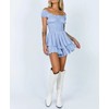 R.Vivimos Mini vestidos de verano de algodón con mangas abullonadas