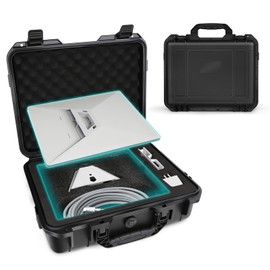 Starlink Mini Case, IP67 Waterproof for Starlink Accessories, Hard Case with Foam Precision Cut for Starlink Mini Dish Kit
