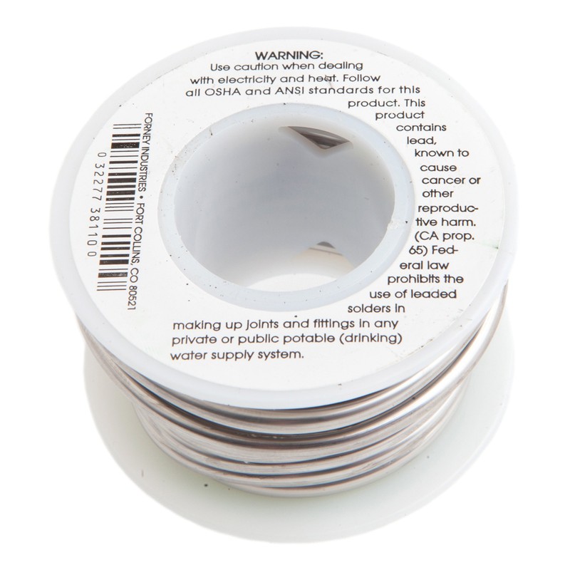 Solder Solid 1/8", 16 oz.