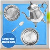 Oudain Silver Storage Bag 17.5 x 17.5 Inch Zippered Anti
