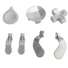 Metal Controller Thumbsticks Set, Detachable Game Controller Button Paddles Set