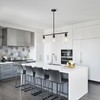 Yarlkav Kitchen Island Lighting, 3 Lights Linear Chandeliers Rectangle Pendant