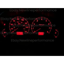 newlineperformanceled Red Gauge Cluster LED Bulb kit for Infiniti G35 Coupe & Sedan 2003-2004 ONLY