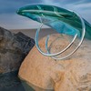Tiny Silver Double Hoop Nose Ring - Spiral Nose Ring