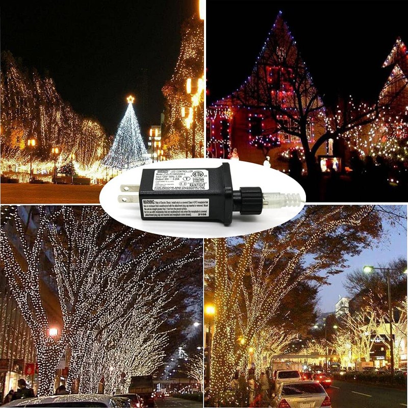 2 PCS 8 Mode Light LED Transformer 30V LED Controller