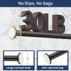 ENJOYBASICS Shower Curtain Rod 30 to 76 Inches, Stainless Steel