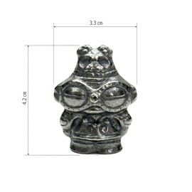 Ichitoudo Iron Supplement, Nanbu Teppu [Chibi Light Filtering Device Tekugu] W 1.3 x D 0.9 x H 1.7 inches (3.3 x 2.2 x 4.2 cm)