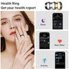 Aichiken Smart Ring Health Tracker, Sleep&Exercise Monitor Heart Rate,Blood Oxygen,Fitness