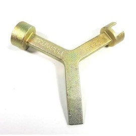 Trumbull HK-2 Meter Box Key/Curb Key/Wrench, Std + Lg Pentagon Nut, Meter Valve