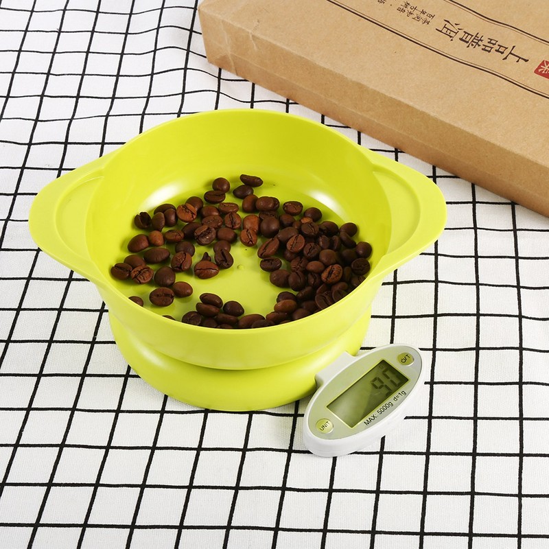 5Kg/1g LCD Display Electronic Digital Kitchen Food Scales Weighing With