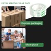 Zngou 2 Rolls Small Clear Tape, 18mm X 25m Clear