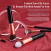 Professional Makeup Brush Set with Soft Fluffy Bristles for Foundation,