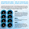 8 Pack Luminous Inline Skate Wheels - 64 mm 72