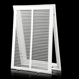 14x20 Return Air Grille [Duct Opening Size] Return Vent Cover for Wall or Ceiling,Steel Return Air Grill Removable Face/Door for 1 inch Filters(14"W x 20"H [Duct Opening])