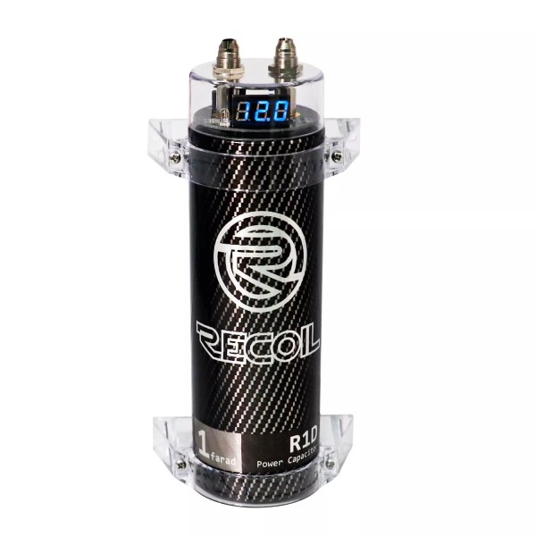 RECOIL R1D 1.0 Farad Car Audio Energy Storage Reinforcement Capacitor