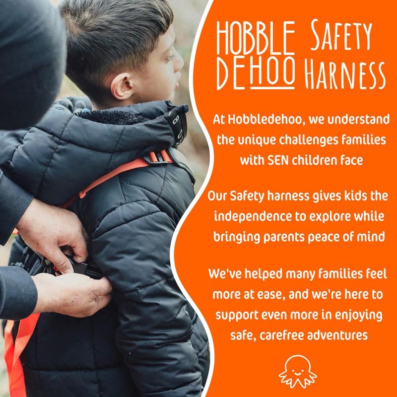 Hobble De Hoo Child Safety Harness - Orange | Premium