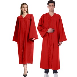 Grad HAGO Unisex Matte Choir Robe for Church baptism robes for water baptism,Graduation Gown Judge Pastor Robes