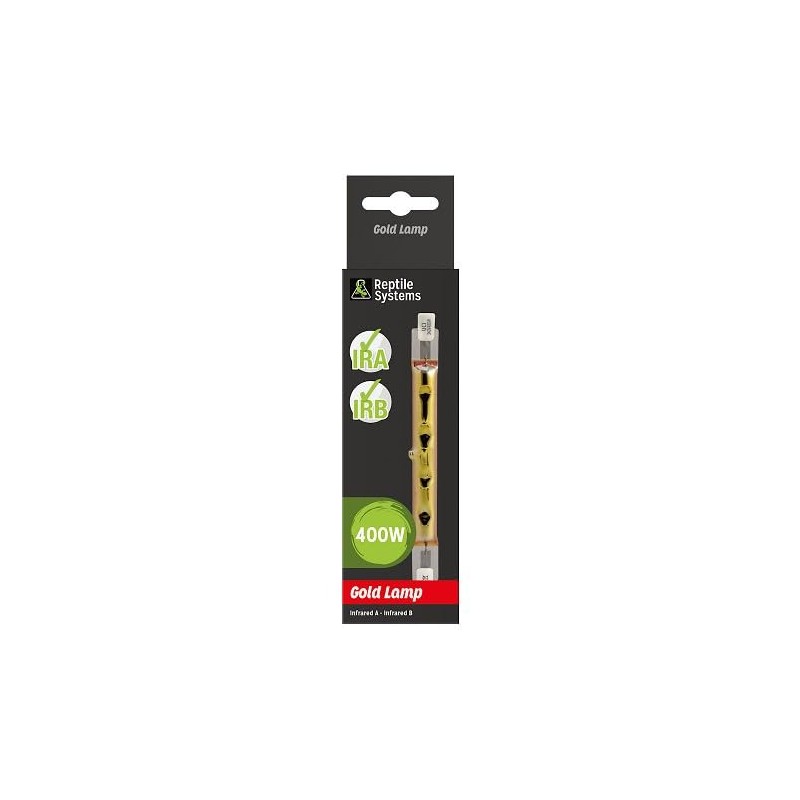 Reptile Systems Gold Infrared Replacement Lamp – Durable 400w Heat