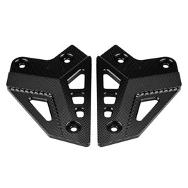 Yctze Motorcycle Foot Pegs Foot Pegs Heel Protection Cover Protector For Kawasaki Z900 2017 Black Footrest Protector Footrest Protector Foot Peg Cover