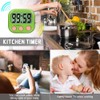 Kitchen Timer, Kitchen Timers for Cooking, Digital Visual Timer Magnetic